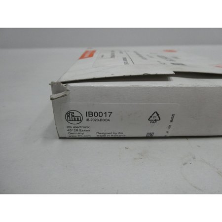 Ifm 20-250V-AC 20-250V-DC PROXIMITY SENSOR IB0017 IB-2020-BBOA